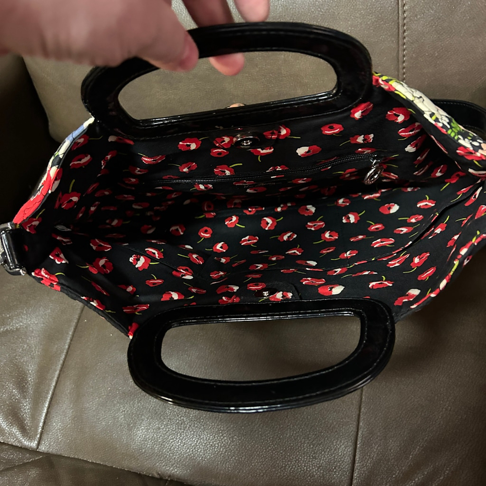 Vera Bradley Charleston Tote NWT Floral - Picture 6 of 8